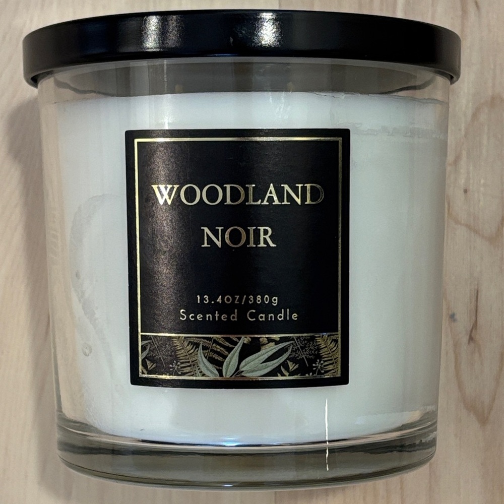 Woodland Noir Scented Candle - Black and White